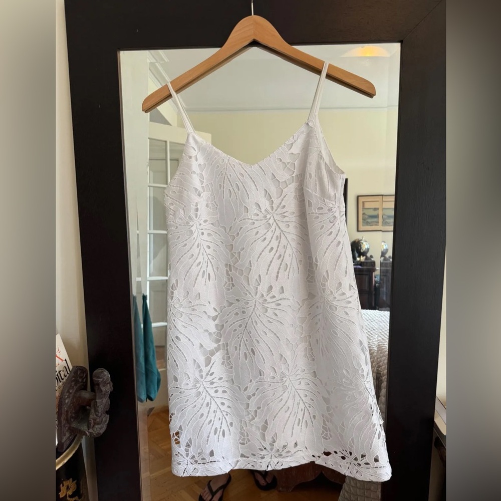 Bailey 44 White Monstera Lace Dress